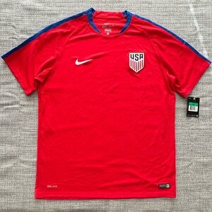 USA Nike Dri Fit Soccer World Cup Training Jersey USMNT 2010s Mens XL